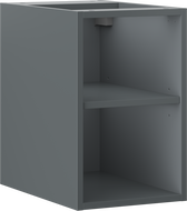 Mexen Box-A offene Schrank mit Regal 30 cm, grafit matt - 91AX2-0300-470-0-66
