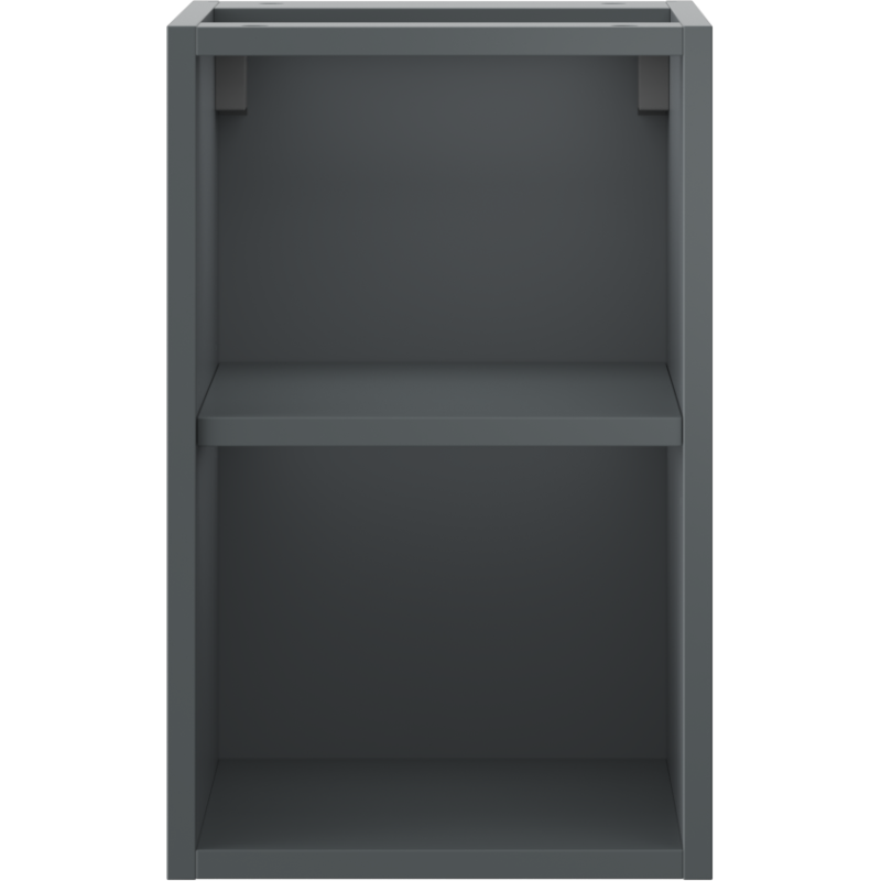 Mexen Box-A offene Schrank mit Regal 30 cm, grafit matt - 91AX2-0300-470-0-66