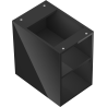 Mexen Box-A offener Schrank mit Regal 30 cm, schwarz glänzend - 91AX2-0300-470-0-70