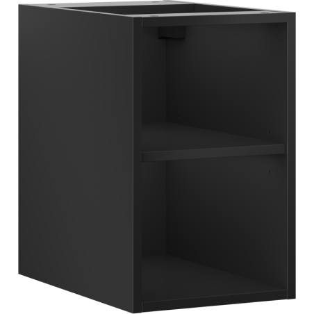 Mexen Box-A Offener Schrank mit Regal 30 cm, Schwarz Matt - 91AX2-0300-470-0-71