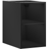 Mexen Box-A Offener Schrank mit Regal 30 cm, Schwarz Matt - 91AX2-0300-470-0-71