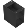 Mexen Box-A Offener Schrank mit Regal 30 cm, Schwarz Matt - 91AX2-0300-470-0-71