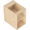 Mexen Box-A offener Schrank mit Regal 30 cm, Eiche - 91AX2-0300-470-0-81