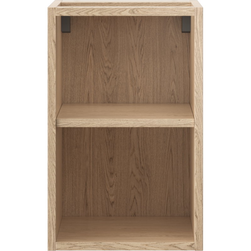 Mexen Box-A offener Schrank mit Regal 30 cm, Eiche - 91AX2-0300-470-0-81