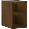 Mexen Box-A Offener Schrank mit Regal 30 cm, Nussbaum - 91AX2-0300-470-0-86