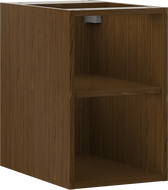 Mexen Box-A Offener Schrank mit Regal 30 cm, Nussbaum - 91AX2-0300-470-0-86