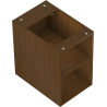 Mexen Box-A Offener Schrank mit Regal 30 cm, Nussbaum - 91AX2-0300-470-0-86