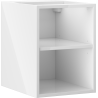 Mexen Box-A offene Schrank mit Regal 35 cm, weiß glänzend - 91AX2-0350-470-0-00