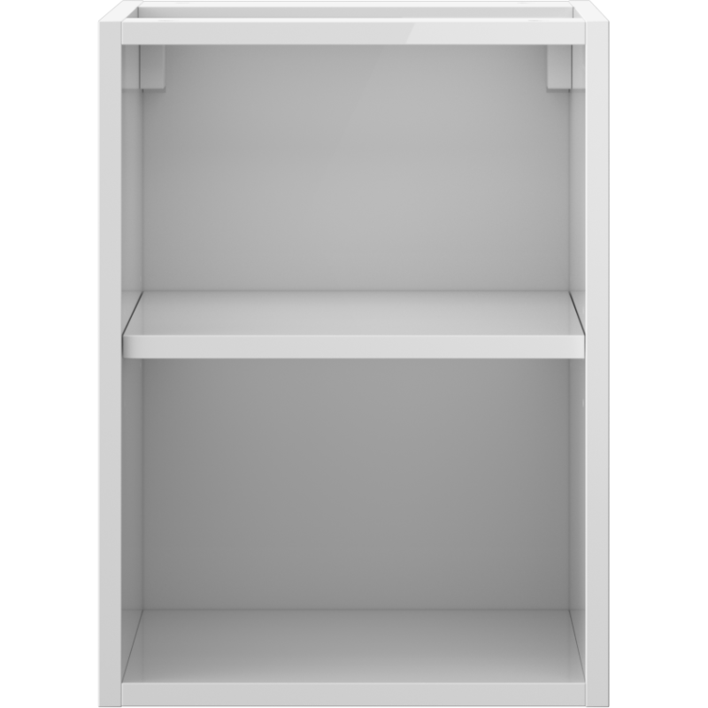 Mexen Box-A offene Schrank mit Regal 35 cm, weiß glänzend - 91AX2-0350-470-0-00