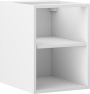 Mexen Box-A offenes Schrank mit Regal 35 cm, weiß matt - 91AX2-0350-470-0-01
