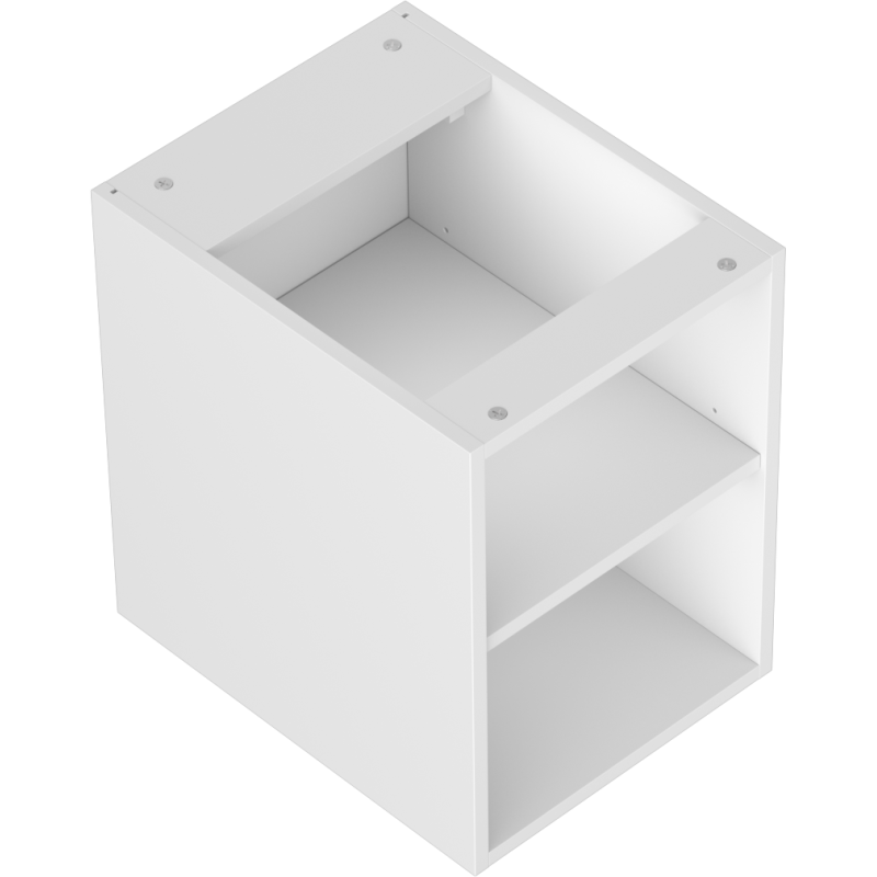 Mexen Box-A offenes Schrank mit Regal 35 cm, weiß matt - 91AX2-0350-470-0-01