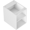 Mexen Box-A offenes Schrank mit Regal 35 cm, weiß matt - 91AX2-0350-470-0-01