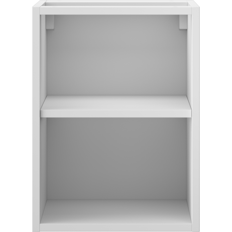 Mexen Box-A offenes Schrank mit Regal 35 cm, weiß matt - 91AX2-0350-470-0-01
