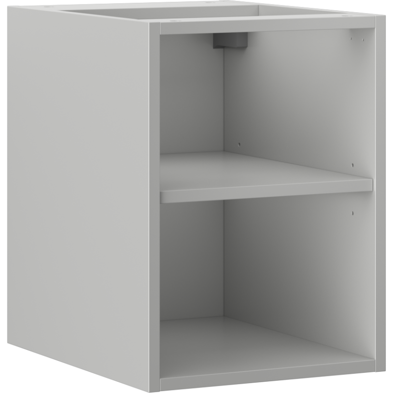 Mexen Box-A offene Schrank mit Regal 35 cm, grau matt - 91AX2-0350-470-0-62