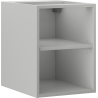 Mexen Box-A offene Schrank mit Regal 35 cm, grau matt - 91AX2-0350-470-0-62