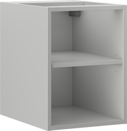 Mexen Box-A offene Schrank mit Regal 35 cm, grau matt - 91AX2-0350-470-0-62