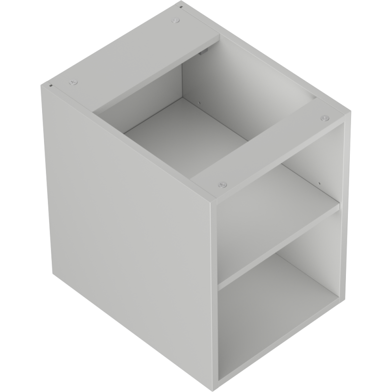 Mexen Box-A offene Schrank mit Regal 35 cm, grau matt - 91AX2-0350-470-0-62