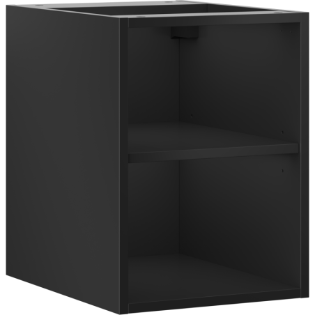 Mexen Box-A offenes Schrank mit Regal 35 cm, schwarzmatt - 91AX2-0350-470-0-71