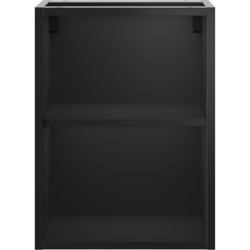 Mexen Box-A offenes Schrank mit Regal 35 cm, schwarzmatt - 91AX2-0350-470-0-71