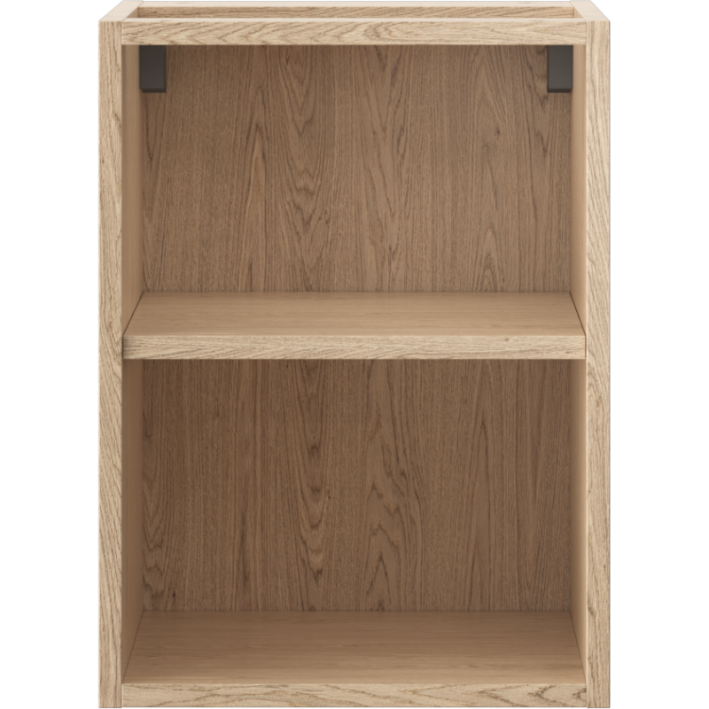 Mexen Box-A offener Schrank mit Regal 35 cm, Eiche - 91AX2-0350-470-0-81
