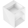 Mexen Box-A offener Schrank mit Regal 40 cm, weißer Glanz - 91AX2-0400-470-0-00