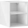 Mexen Box-A offener Schrank mit Regal 40 cm, weißer Glanz - 91AX2-0400-470-0-00