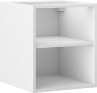 Mexen Box-A offener Schrank mit Regal 40 cm, weiß matt - 91AX2-0400-470-0-01