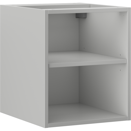 Mexen Box-A offener Schrank mit Regal 40 cm, grau matt - 91AX2-0400-470-0-62