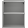 Mexen Box-A offener Schrank mit Regal 40 cm, grau matt - 91AX2-0400-470-0-62
