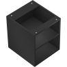 Mexen Box-A offener Schrank mit Regal 40 cm, schwarz matt - 91AX2-0400-470-0-71