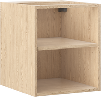 Mexen Box-A offener Schrank mit Regal 40 cm, Eiche - 91AX2-0400-470-0-81