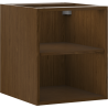 Mexen Box-A offene Schrank mit Regal 40 cm, Nussbaum - 91AX2-0400-470-0-86