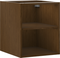 Mexen Box-A offene Schrank mit Regal 40 cm, Nussbaum - 91AX2-0400-470-0-86