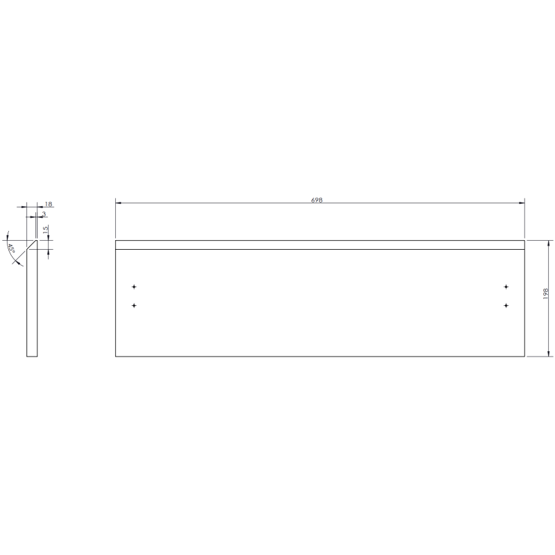 Mexen Orio Badezimmerschrank für Waschbecken 70 cm, 1 Schublade, Graphit matt - 91A10-07023-1-BF66