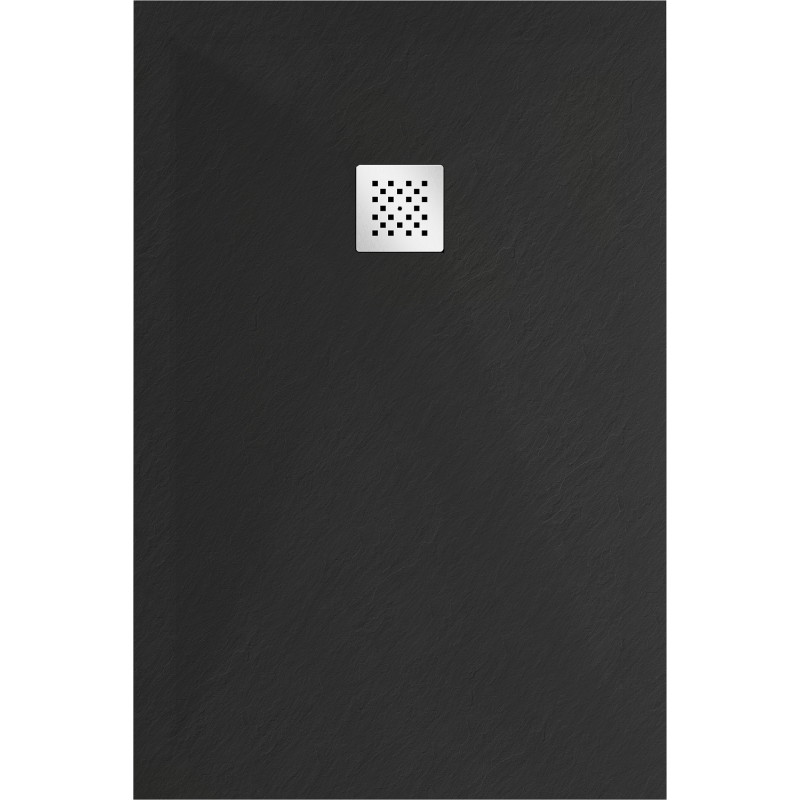 Mexen Stone+ rechteckige Duschwanne aus Verbundwerkstoff 120 x 90 cm, schwarz - 44709012