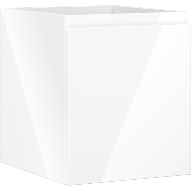 Mexen Orio Badezimmer-Unterschrank 40 cm, 1 Schublade, weiß glänzend - 91A10-04047-1-BF00
