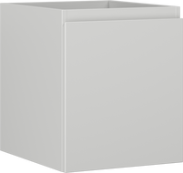 Mexen Orio Badezimmerschrank für Waschtischunterschrank 40 cm, 1 Schublade, grau matt - 91A10-04047-1-BF62