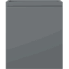 Mexen Orio Badezimmerschrank für Waschbecken 40 cm, 1 Schublade, Graphit matt - 91A10-04047-1-BF66