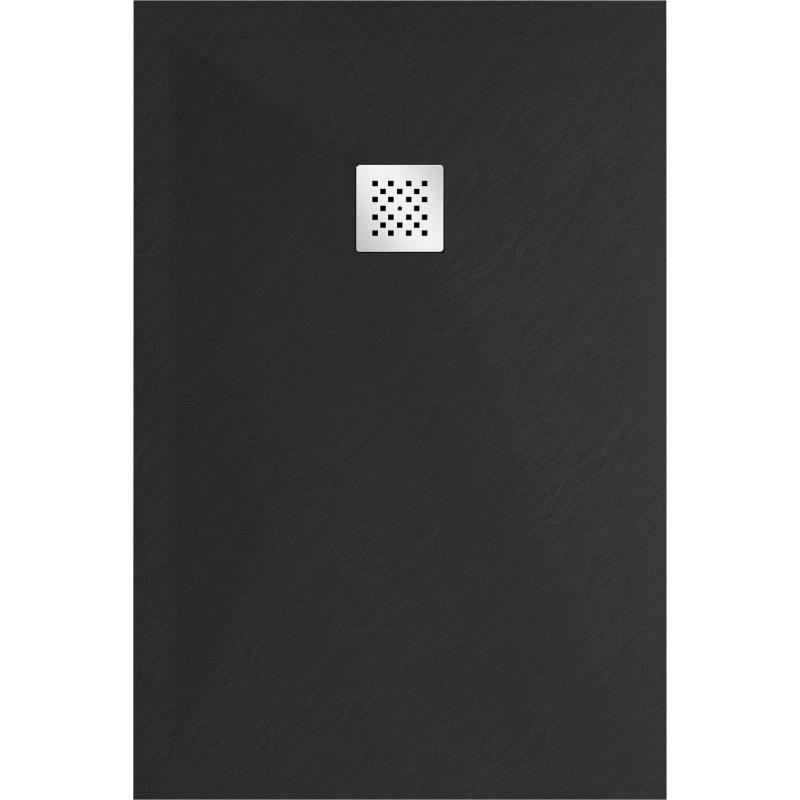 Mexen Stone+ Komposit-Duschwanne rechteckig 140 x 90 cm, schwarz - 44709014