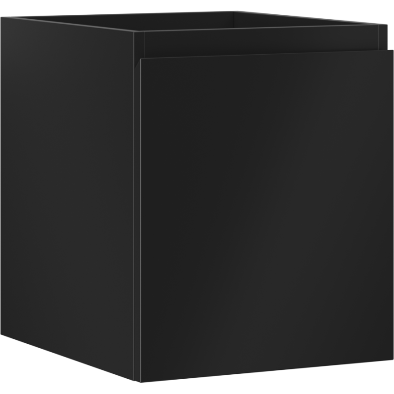 Mexen Orio Badezimmerschrank für Waschtisch 40 cm, 1 Schublade, schwarz matt - 91A10-04047-1-BF71