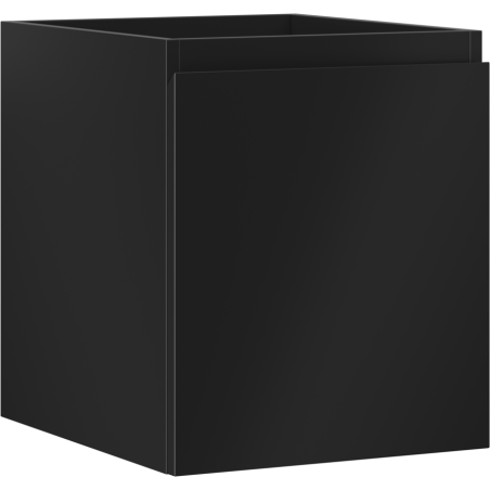 Mexen Orio Badezimmerschrank für Waschtisch 40 cm, 1 Schublade, schwarz matt - 91A10-04047-1-BF71