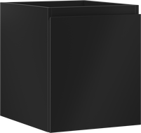 Mexen Orio Badezimmerschrank für Waschtisch 40 cm, 1 Schublade, schwarz matt - 91A10-04047-1-BF71
