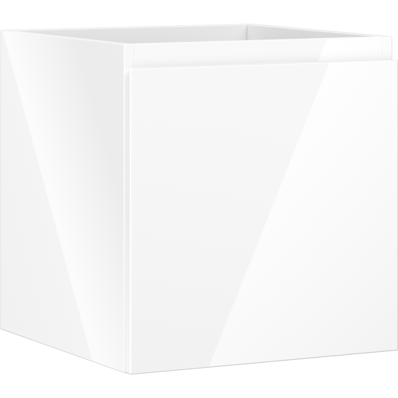 Mexen Orio Badschrank für Waschbecken 45 cm, 1 Schublade, weiß glänzend - 91A10-04547-1-BF00