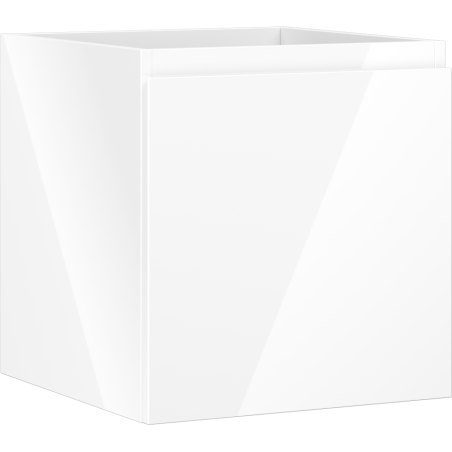 Mexen Orio Badschrank für Waschbecken 45 cm, 1 Schublade, weiß glänzend - 91A10-04547-1-BF00