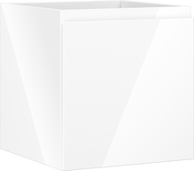 Mexen Orio Badschrank für Waschbecken 45 cm, 1 Schublade, weiß glänzend - 91A10-04547-1-BF00