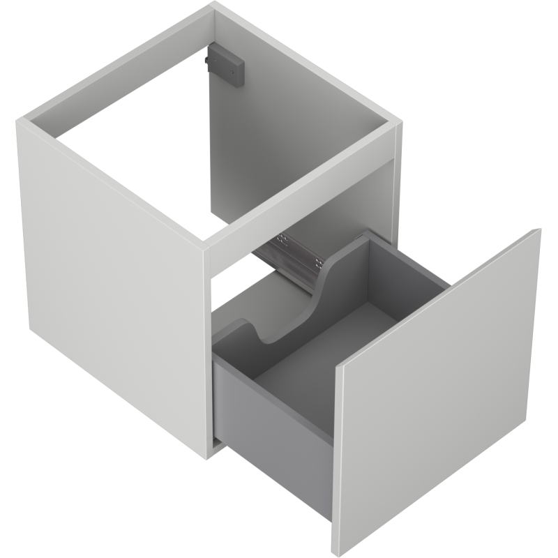 Mexen Orio Badezimmerschrank unter dem Waschbecken 45 cm, 1 Schublade, grau matt - 91A10-04547-1-BF62