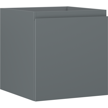 Mexen Orio Badezimmerschrank für Waschbecken 45 cm, 1 Schublade, Graphit matt - 91A10-04547-1-BF66