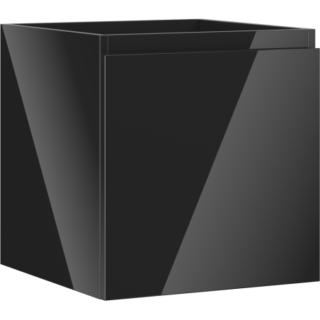 Mexen Orio Badezimmerunterschrank 45 cm, 1 Schublade, schwarz glänzend - 91A10-04547-1-BF70
