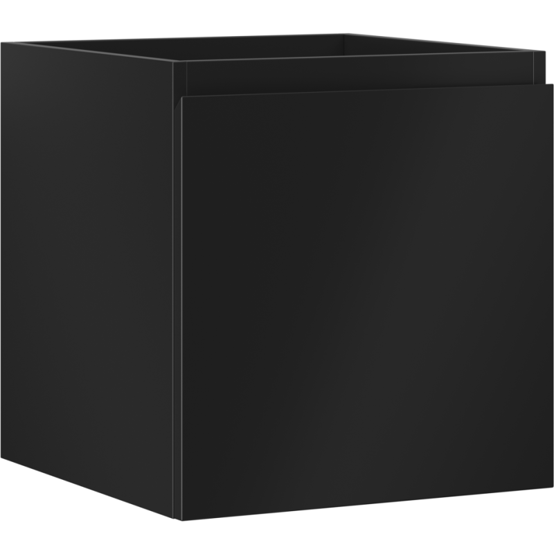 Mexen Orio Badezimmerschrank für Waschtisch 45 cm, 1 Schublade, schwarz matt - 91A10-04547-1-BF71