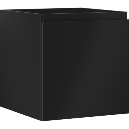 Mexen Orio Badezimmerschrank für Waschtisch 45 cm, 1 Schublade, schwarz matt - 91A10-04547-1-BF71
